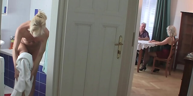 blonde,caught,couple,cunnilingus,czech,father,lesbian,mature,mom,old,old man,reality,shaved pussy,teen,threesome